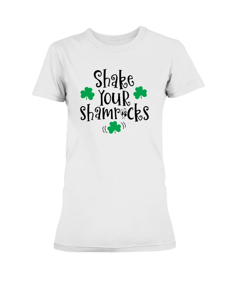 Shirts White / S Winey Bitches Co "Shake Your Shamrocks" Ladies Missy T-Shirt WineyBitchesCo