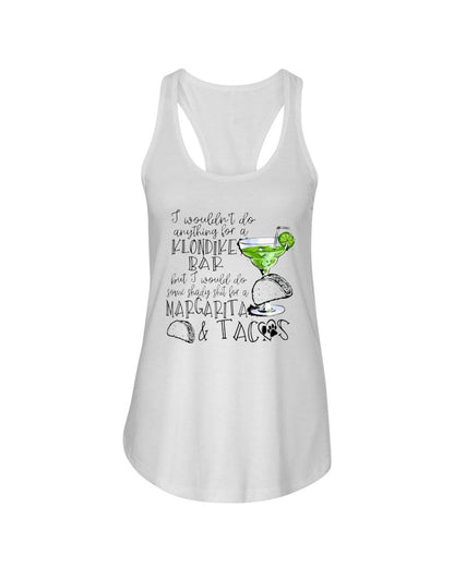 Shirts White / XS Winey Bitches Co Margaritas and Tacos Ladies Racerback Tank WineyBitchesCo