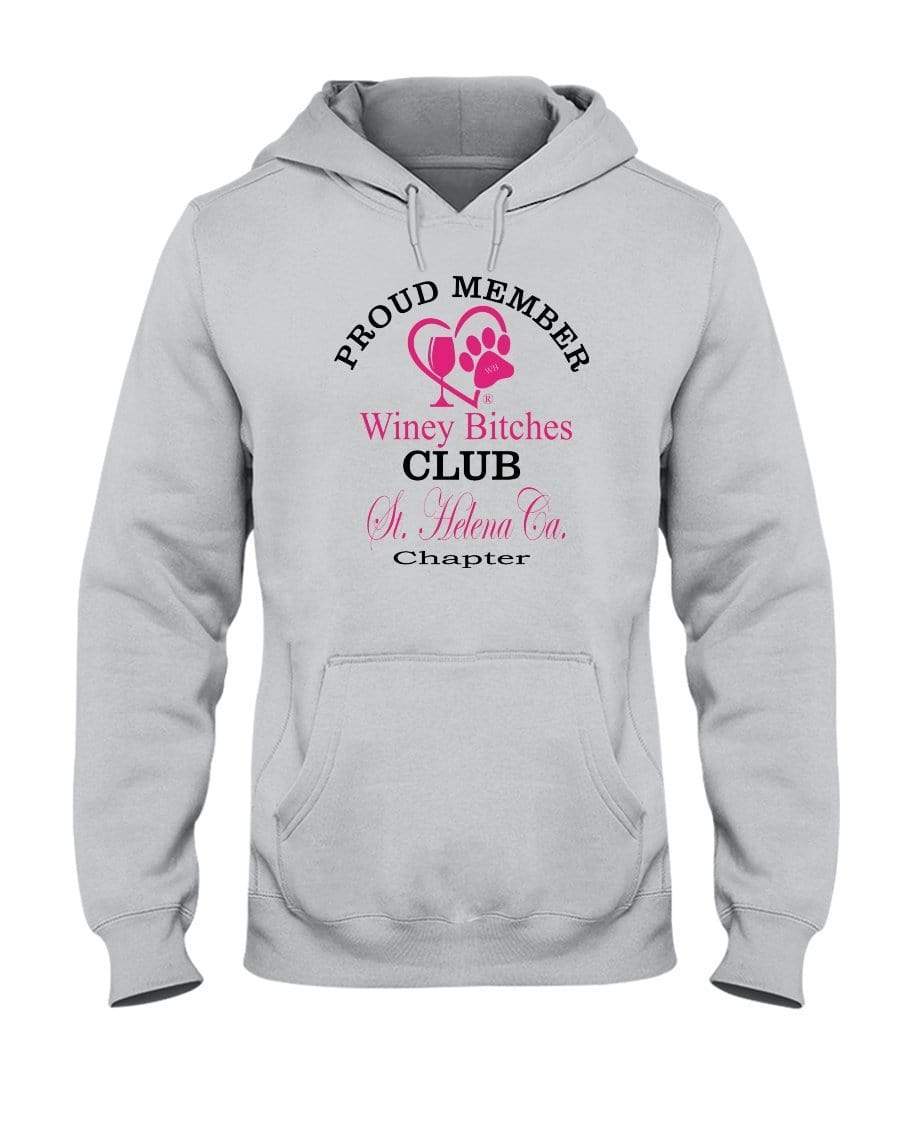 Sweatshirts Ash / S Winey Bitches Co 50/50 Hoodie WineyBitchesCo