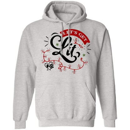 Sweatshirts Ash / S WineyBitches.Co 'Let's Get Lit" Pullover Hoodie 8 oz. WineyBitchesCo