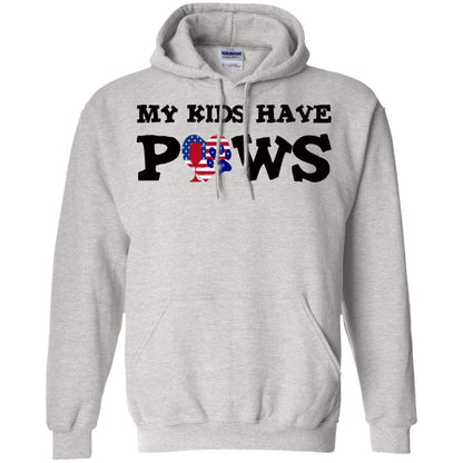 Sweatshirts Ash / S WineyBitches.Co My Kids Have Paws Pullover Hoodie 8 oz. WineyBitchesCo