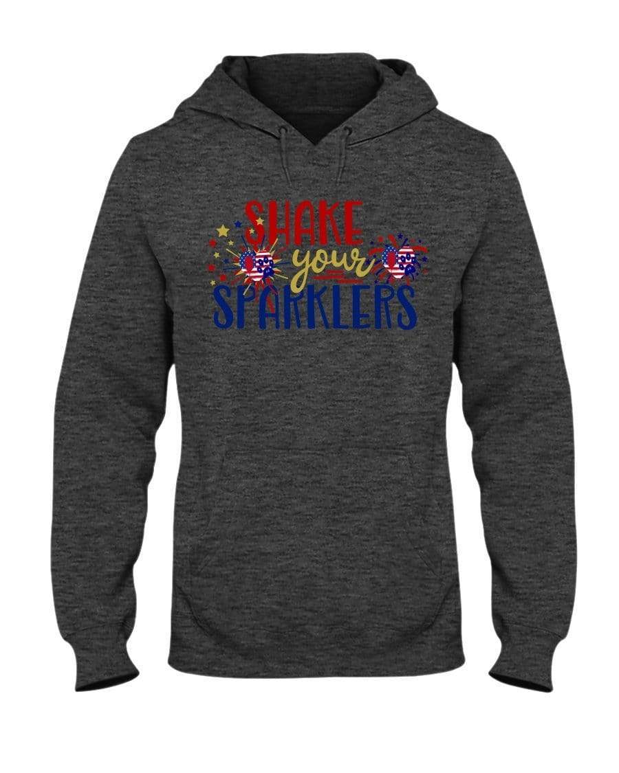 Sweatshirts Black Heather / S Winey Bitches Co "Shake your Sparklers" 50/50 Hoodie WineyBitchesCo