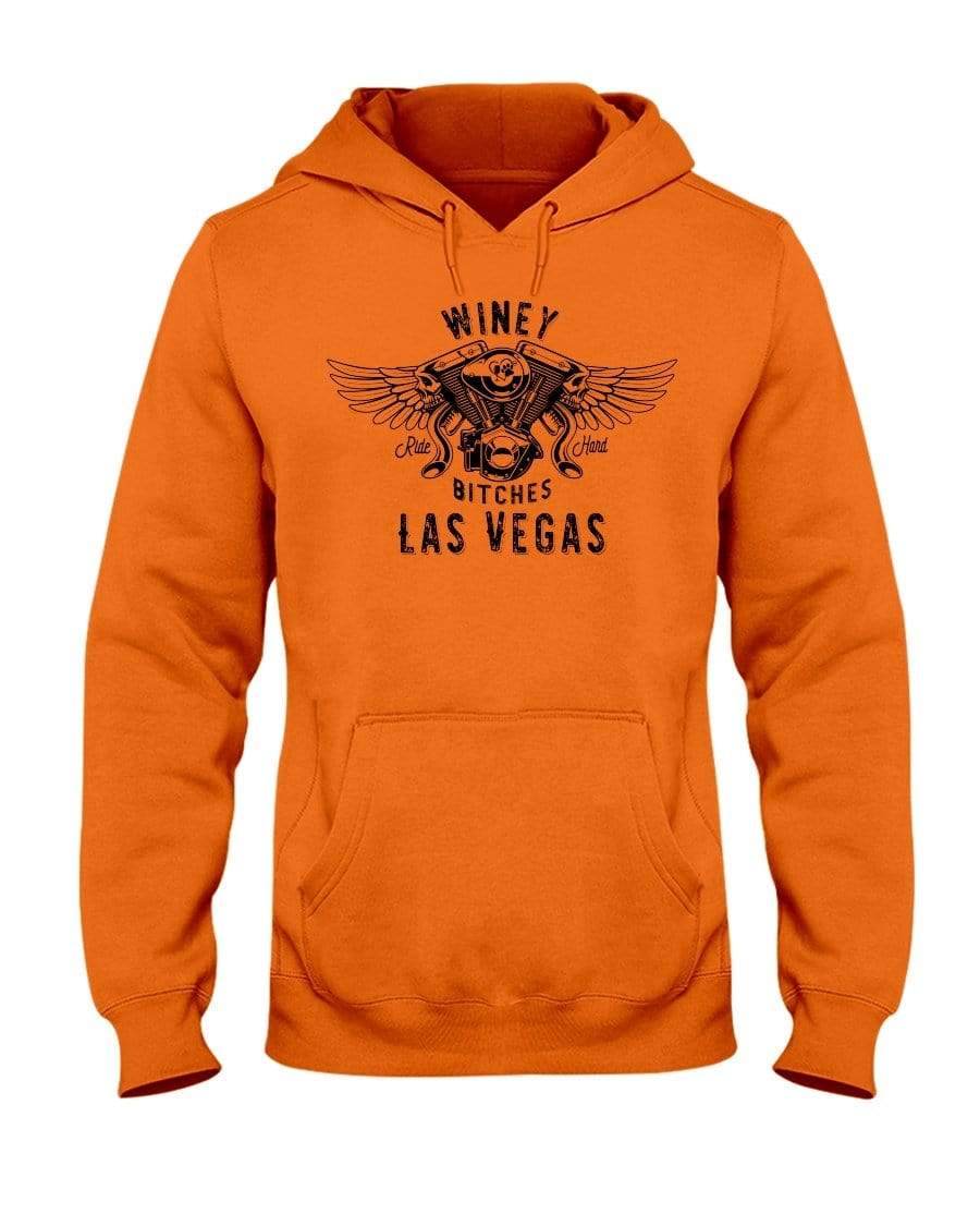 Sweatshirts Burnt Orange / S Winey Bitches "Ride Hard Las Vegas" 50/50 Hoodie WineyBitchesCo
