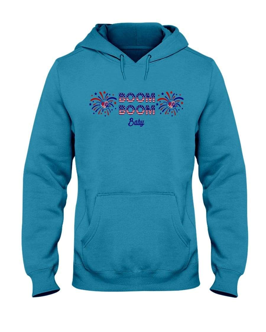 Sweatshirts California Blue / S Winey Bitches Co "Boom Boom Baby" 50/50 Hoodie WineyBitchesCo