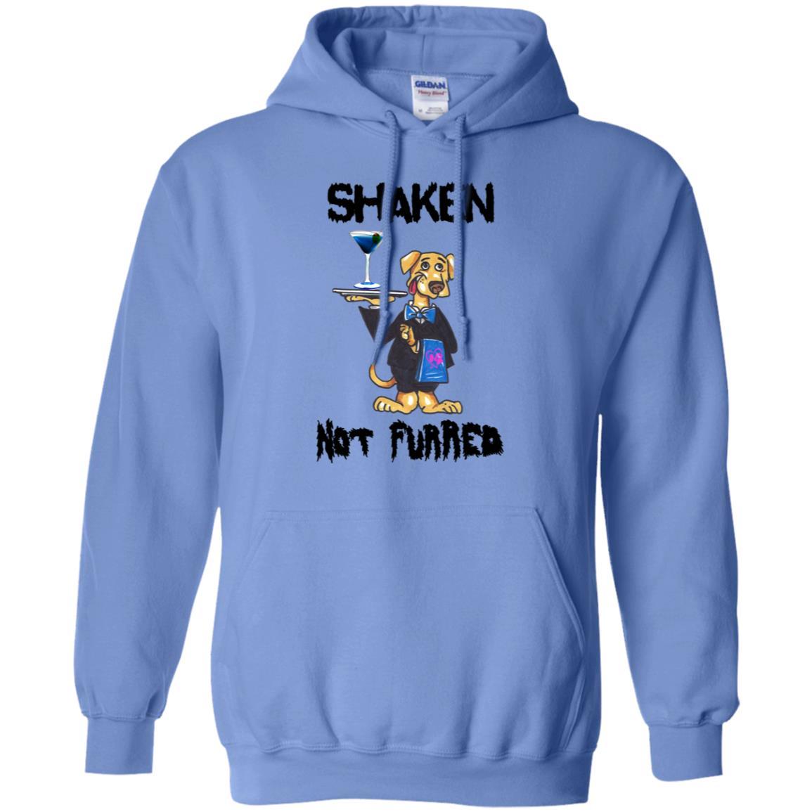 Sweatshirts Carolina Blue / S WineyBitches.Co "Shaken Not Furred" Pullover Hoodie 8 oz. WineyBitchesCo