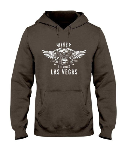 Sweatshirts Classic Brown / S Winey Bitches "Ride Hard Las Vegas" 50/50 Hoodie WineyBitchesCo