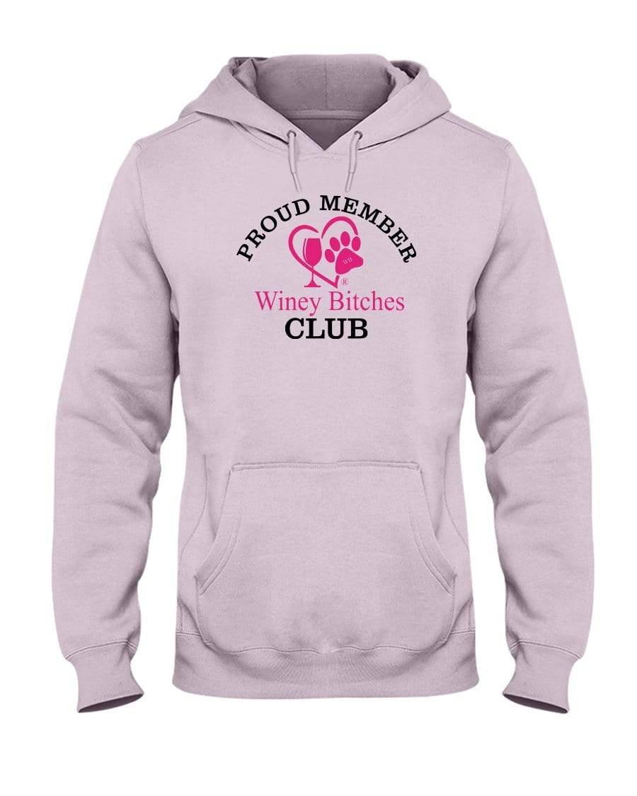 Sweatshirts Classic Pink / S Winey Bitches Club-Proud Member 50/50 Hoodie WineyBitchesCo
