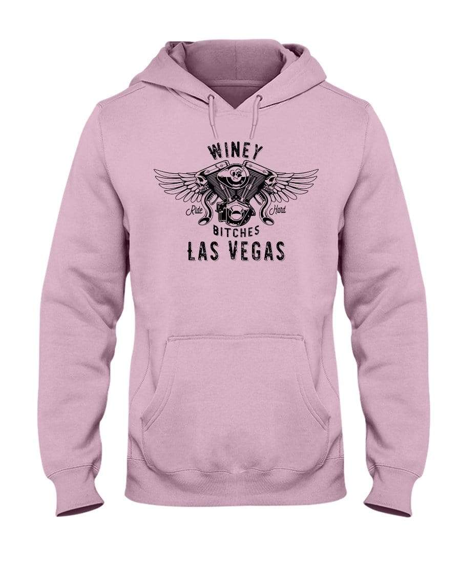 Sweatshirts Classic Pink / S Winey Bitches "Ride Hard Las Vegas" 50/50 Hoodie WineyBitchesCo
