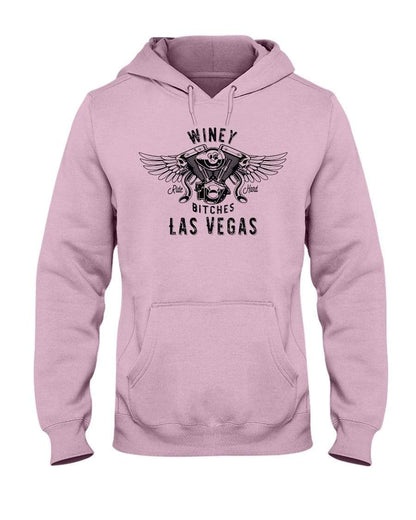 Sweatshirts Classic Pink / S Winey Bitches "Ride Hard Las Vegas" 50/50 Hoodie WineyBitchesCo