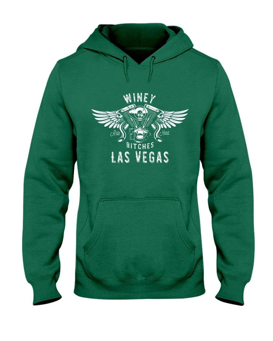 Sweatshirts Clover / S Winey Bitches "Ride Hard Las Vegas" 50/50 Hoodie WineyBitchesCo