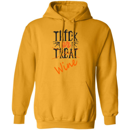 Sweatshirts Gold / S WineyBitches.Co "Trick Or Wine" Halloween Pullover Hoodie 8 oz. WineyBitchesCo