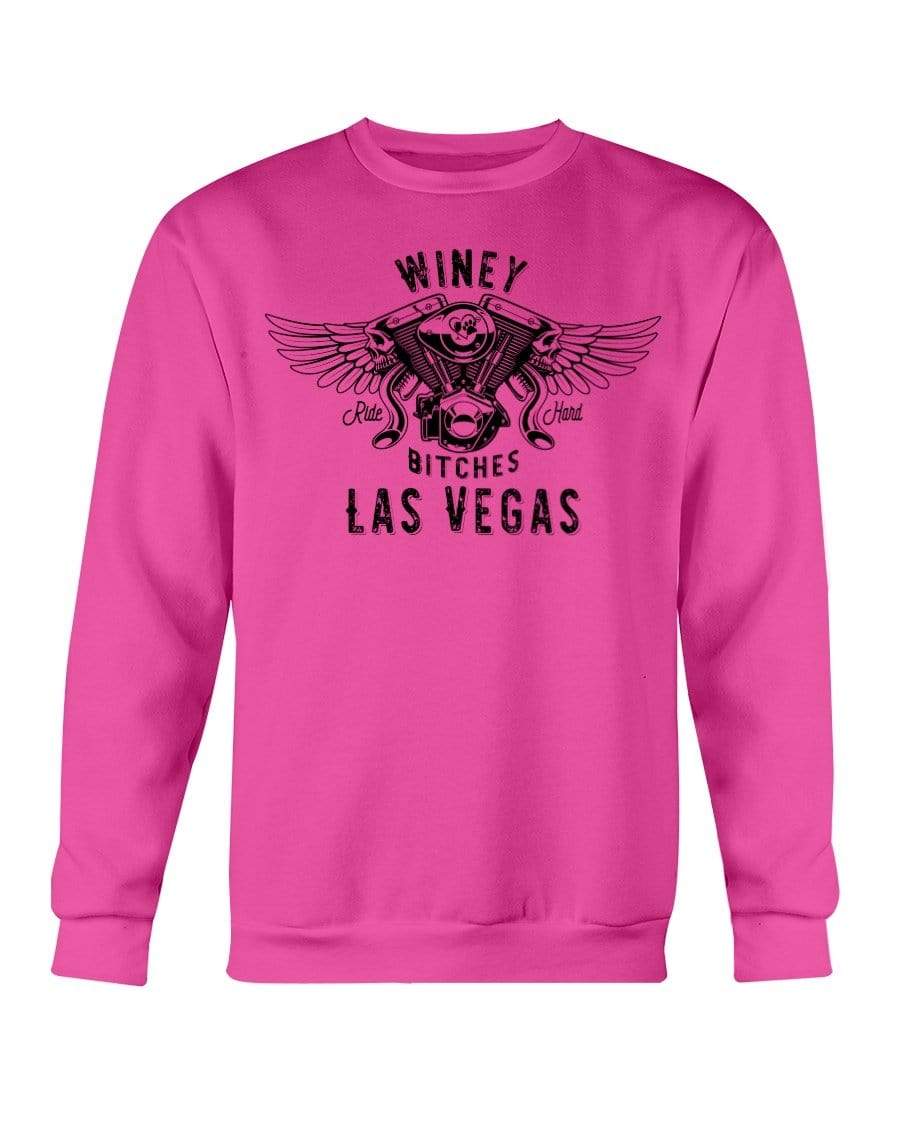 Sweatshirts Heliconia / S Winey Bitches "Ride Hard Las Vegas" Sweatshirt - Crew WineyBitchesCo