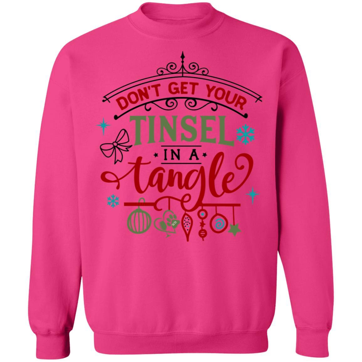 Sweatshirts Heliconia / S WineyBitches.Co " Don't Get Your Tinsel In A Tangle" Crewneck Pullover Sweatshirt  8 oz. WineyBitchesCo