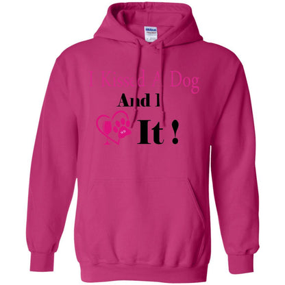 Sweatshirts Heliconia / S WineyBitches.co "I Kissed A Dog And I Loved It:"  Pullover Unisex Hoodie 8 oz. WineyBitchesCo
