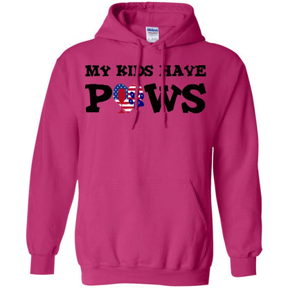Sweatshirts Heliconia / S WineyBitches.Co My Kids Have Paws Pullover Hoodie 8 oz. WineyBitchesCo