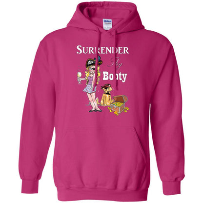 Sweatshirts Heliconia / S WineyBitches.Co Surrender Thy Booty Pullover Hoodie 8 oz. WineyBitchesCo