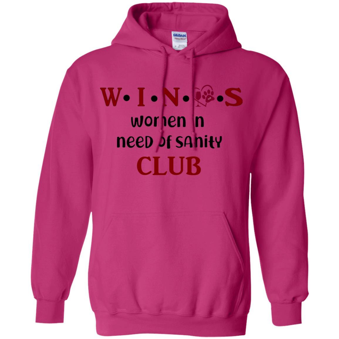 Sweatshirts Heliconia / S WineyBitches.Co WINOS Club Pullover Hoodie 8 oz. (Burg Lettering) WineyBitchesCo