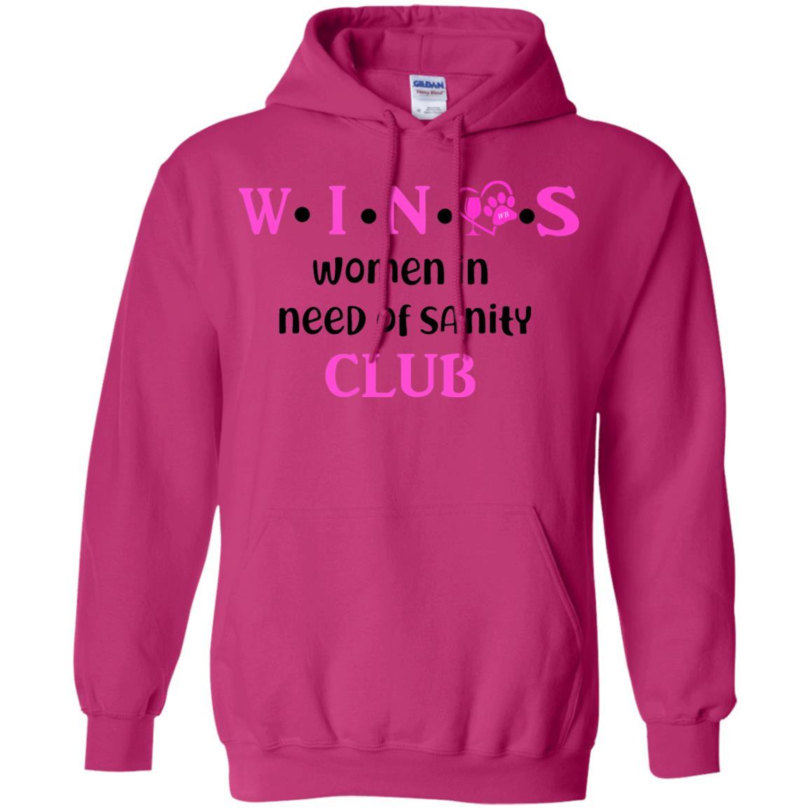 Sweatshirts Heliconia / S WineyBitches.Co WINOS Club Pullover Hoodie 8 oz. (Pink Lettering) WineyBitchesCo