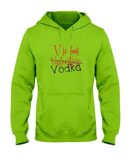 Sweatshirts Kiwi / S Winey Bitches Co "V is for Vodka" 50/50 Unisex Hoodie WineyBitchesCo