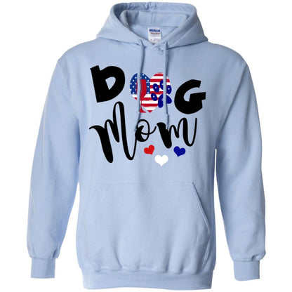 Sweatshirts Light Blue / S WineyBitches.Co Dog Mom Pullover Hoodie 8 oz. WineyBitchesCo