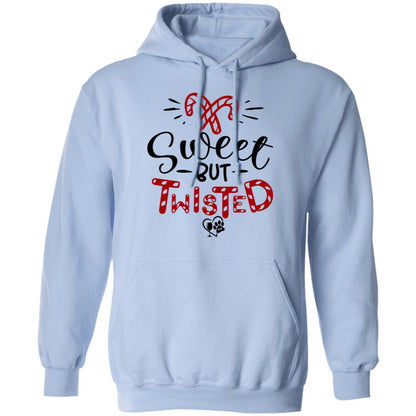 Sweatshirts Light Blue / S WineyBitches.Co "Sweet But Twisted" Pullover Hoodie 8 oz. WineyBitchesCo