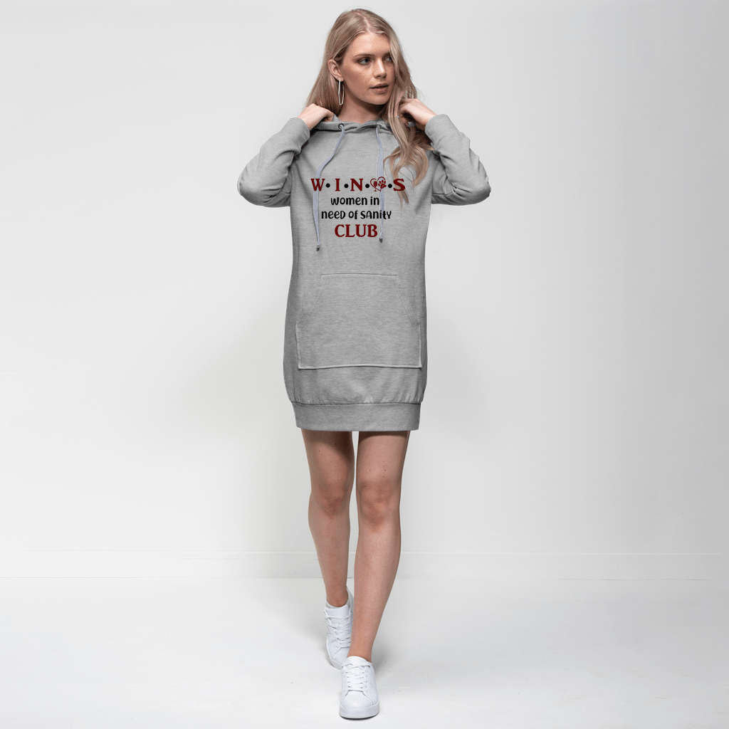 Sweatshirts Light Grey / XS WineyBitches.Co Winos Club Premium Adult Hoodie Dress WineyBitchesCo