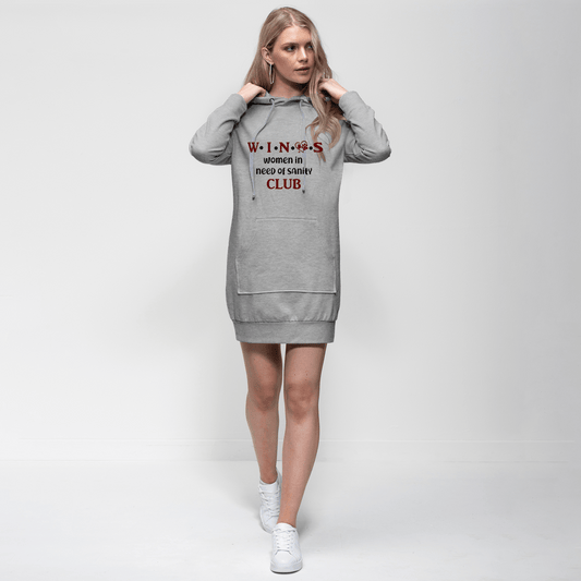 Sweatshirts Light Grey / XS WineyBitches.Co Winos Club Premium Adult Hoodie Dress WineyBitchesCo