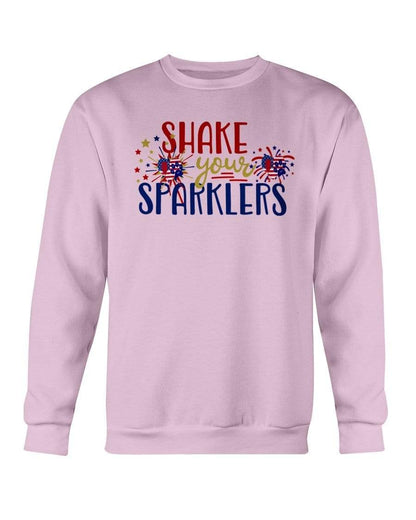 Sweatshirts Light Pink / S Winey Bitches Co "Shake your Sparklers" Sweatshirt - Crew WineyBitchesCo