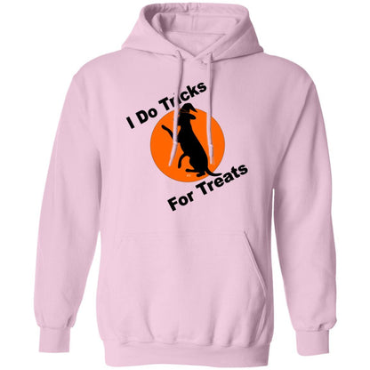 Sweatshirts Light Pink / S WineyBitches.Co "I Do Tricks For Treats" Dog- Pullover Hoodie 8 oz. WineyBitchesCo