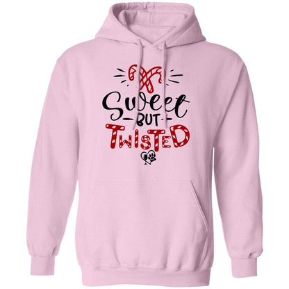 Sweatshirts Light Pink / S WineyBitches.Co "Sweet But Twisted" Pullover Hoodie 8 oz. WineyBitchesCo