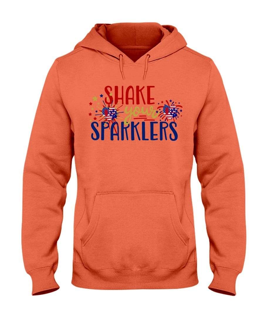 Sweatshirts Retro Heather Coral / S Winey Bitches Co "Shake your Sparklers" 50/50 Hoodie WineyBitchesCo