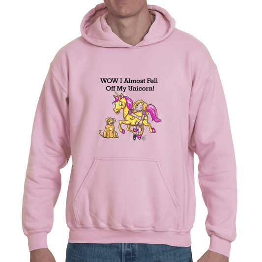 Sweatshirts Small / Light Pink WineyBitches.co Unicorn Hoodie WineyBitchesCo