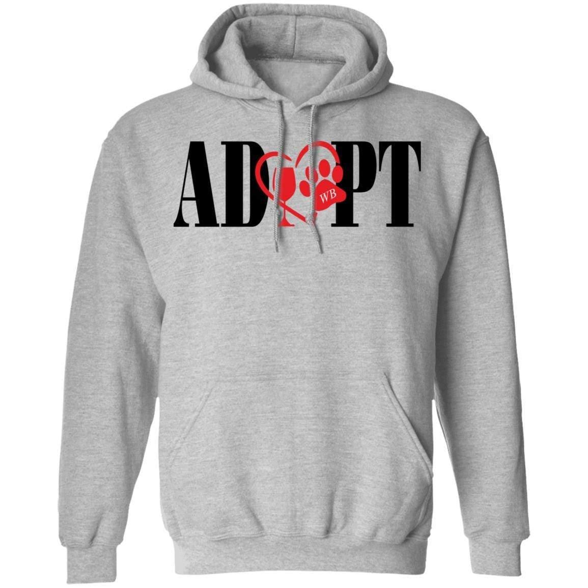 G185 Gildan Pullover Hoodie 8 oz. - Winey Bitches - Wine- Women- K9's