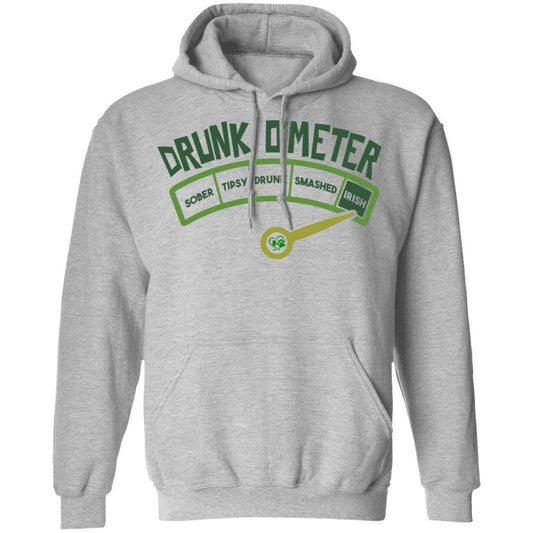 Sweatshirts Sport Grey / S Winey Bitches Co  "Irish Drunk O'Meter" Pullover Hoodie 8 oz. WineyBitchesCo