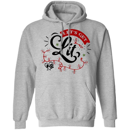 Sweatshirts Sport Grey / S WineyBitches.Co 'Let's Get Lit" Pullover Hoodie 8 oz. WineyBitchesCo