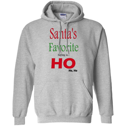 Sweatshirts Sport Grey / S WineyBitches.co "Santas Favorite Saying" Pullover Hoodie WineyBitchesCo