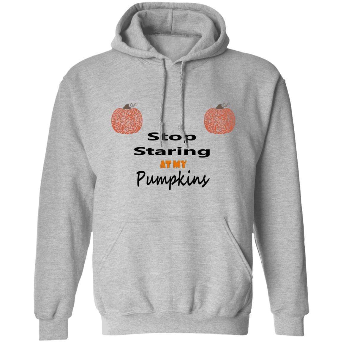 Sweatshirts Sport Grey / S WineyBitches.Co "Stop Staring At My Pumpkins" Pullover Hoodie 8 oz. WineyBitchesCo