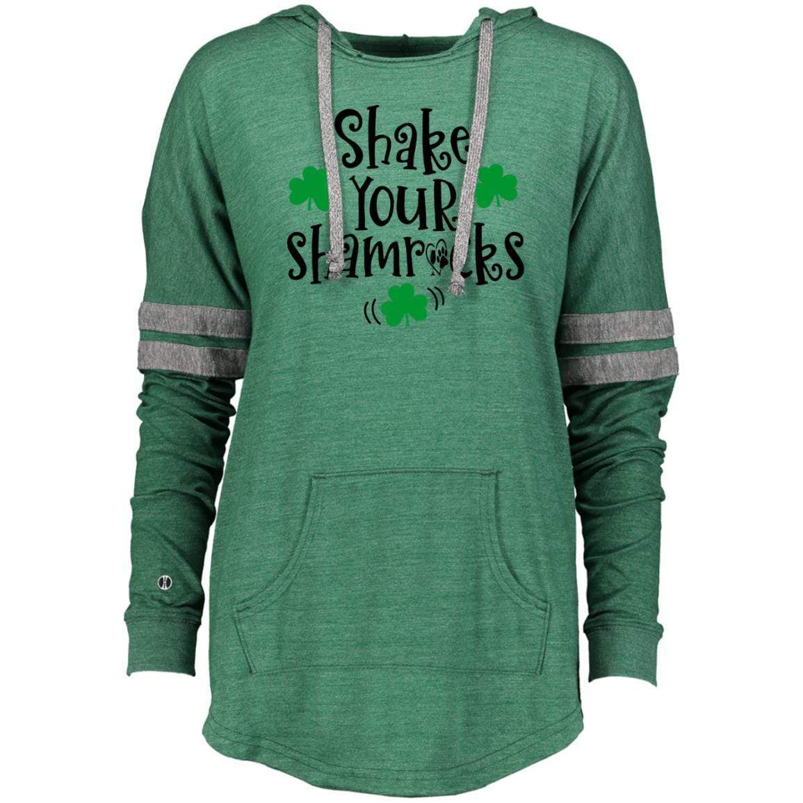 Sweatshirts Vintage Forest/Vintage Grey / X-Small Winey Bitches Co Ladies Hooded Low Key Pullover WineyBitchesCo