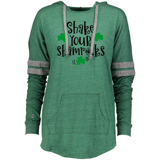 Sweatshirts Vintage Forest/Vintage Grey / X-Small Winey Bitches Co Ladies Hooded Low Key Pullover WineyBitchesCo