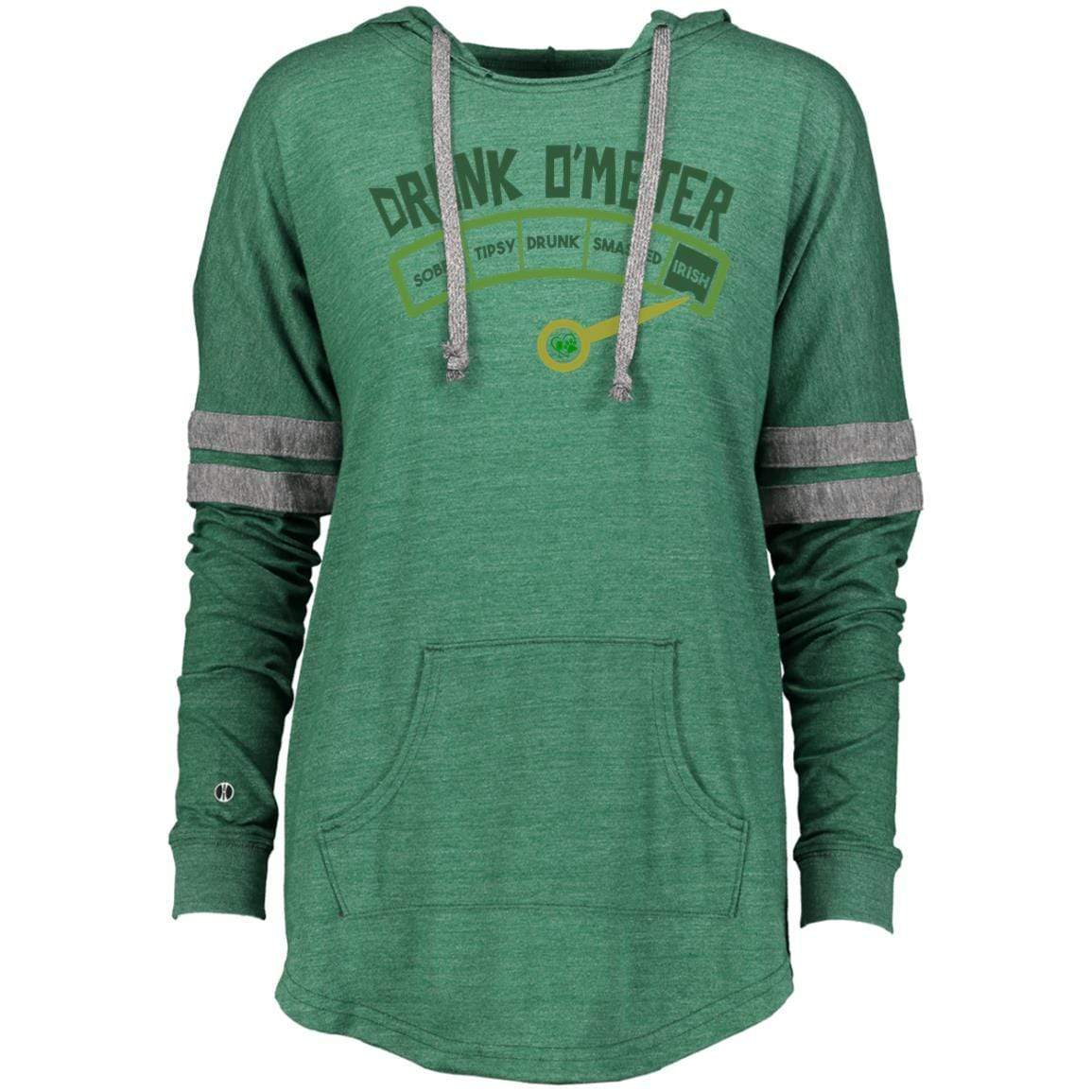 Sweatshirts Vintage Forest/Vintage Grey / X-Small Winey Bitches Co Ladies Hooded Low Key Pullover WineyBitchesCo