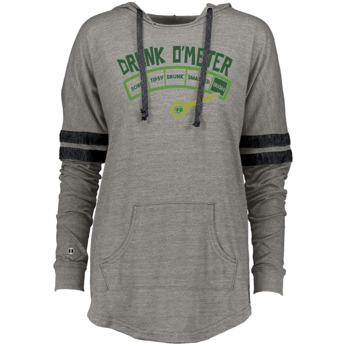 Sweatshirts Vintage Grey/Vintage Black / X-Small Winey Bitches Co Ladies Hooded Low Key Pullover WineyBitchesCo