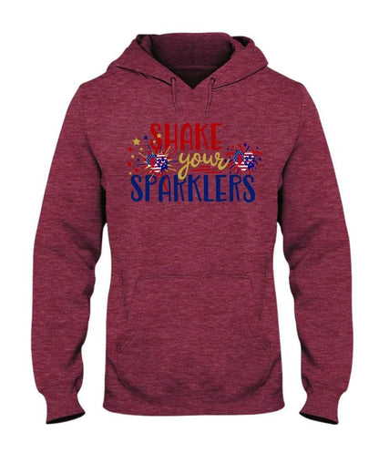 Sweatshirts Vintage Hth Red / S Winey Bitches Co "Shake your Sparklers" 50/50 Hoodie WineyBitchesCo