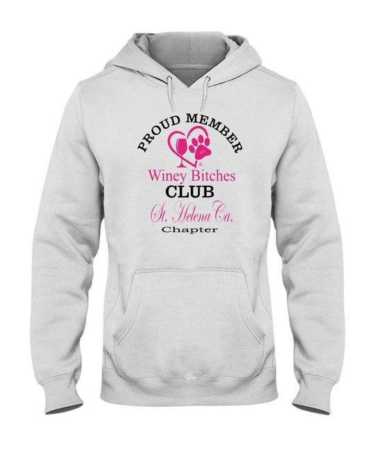 Sweatshirts White / S Winey Bitches Co 50/50 Hoodie WineyBitchesCo