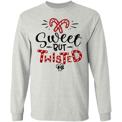 T-Shirts Ash / S WineyBitches.Co "Sweet But Twisted" LS Ultra Cotton T-Shirt WineyBitchesCo