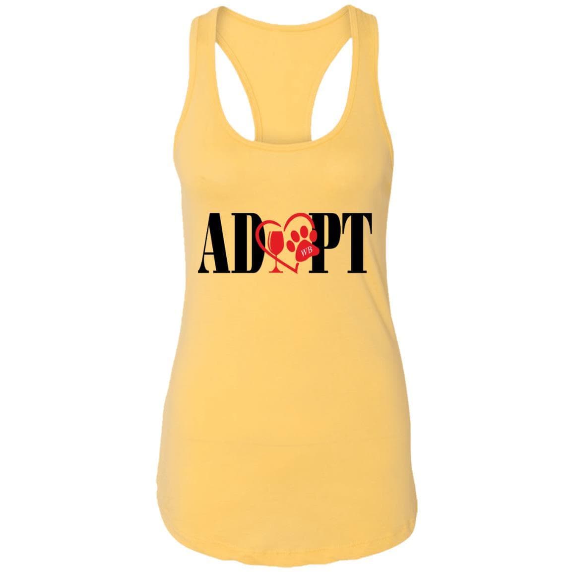 T-Shirts Banana Cream / X-Small NL1533 Next Level Ladies Ideal Racerback Tank WineyBitchesCo