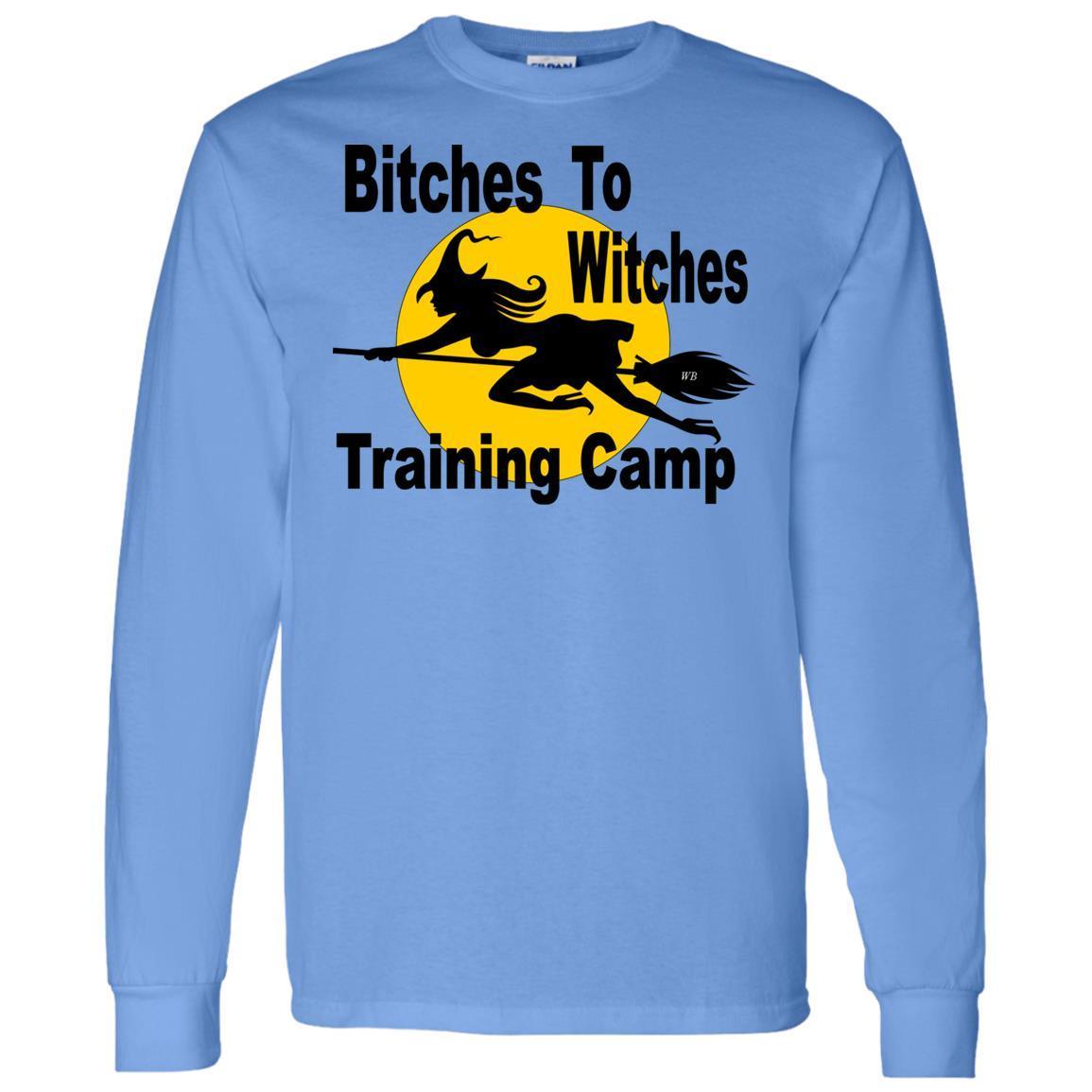 G540 Gildan LS T-Shirt 5.3 oz. - Winey Bitches - Wine- Women- K9's