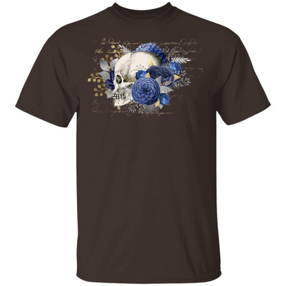 T-Shirts Dark Chocolate / S Winey Bitches Co Skull Design #5 5.3 oz. T-Shirt WineyBitchesCo
