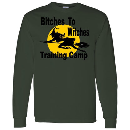 G540 Gildan LS T-Shirt 5.3 oz. - Winey Bitches - Wine- Women- K9's