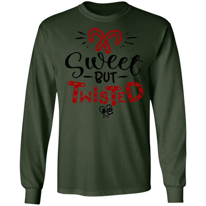 T-Shirts Forest Green / S WineyBitches.Co "Sweet But Twisted" LS Ultra Cotton T-Shirt WineyBitchesCo
