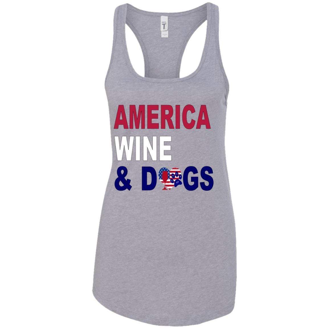 T-Shirts Heather Grey / X-Small WineyBitches.Co Ladies Ideal Racerback Tank WineyBitchesCo